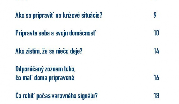 Aktuality / Čo robiť v prípade krízy alebo ozbrojeného konfliktu - foto