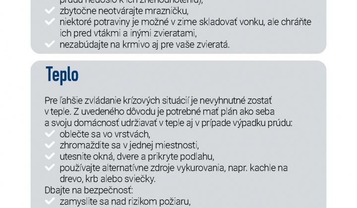 Aktuality / Čo robiť v prípade krízy alebo ozbrojeného konfliktu - foto