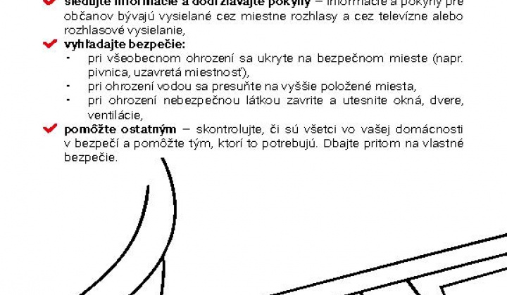 Aktuality / Čo robiť v prípade krízy alebo ozbrojeného konfliktu - foto