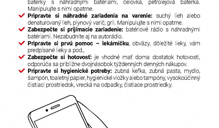 Aktuality / Čo robiť v prípade krízy alebo ozbrojeného konfliktu - foto