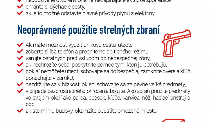 Aktuality / Čo robiť v prípade krízy alebo ozbrojeného konfliktu - foto