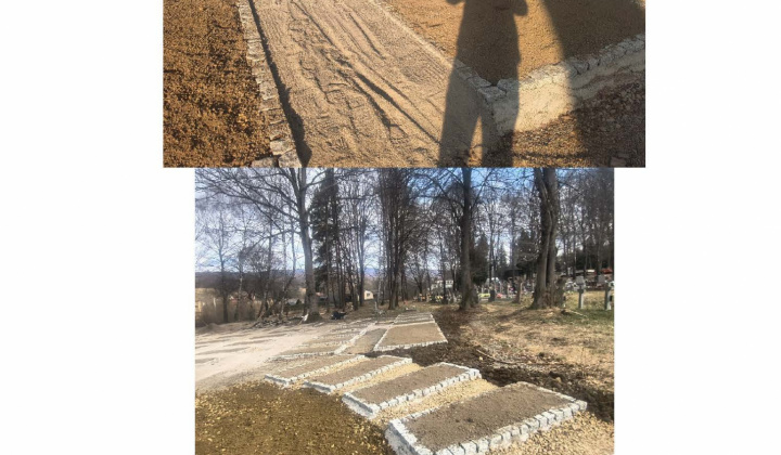 „2. etapa rekonštrukcie  vojnového cintorína v obci Zboj“