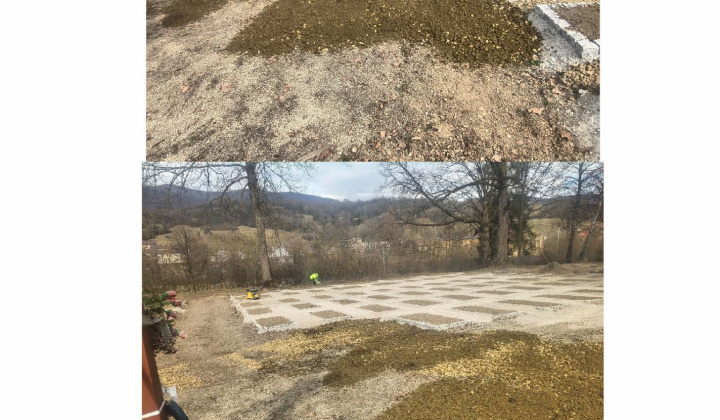 „2. etapa rekonštrukcie  vojnového cintorína v obci Zboj“