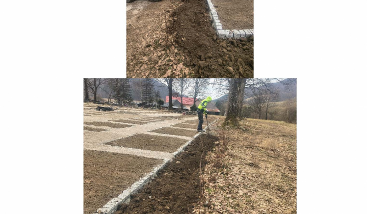 „2. etapa rekonštrukcie  vojnového cintorína v obci Zboj“