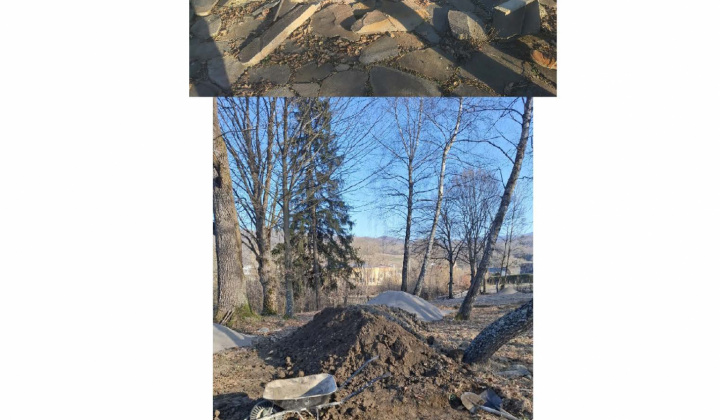 „2. etapa rekonštrukcie  vojnového cintorína v obci Zboj“