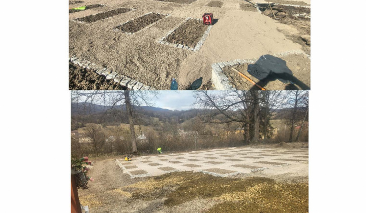 „2. etapa rekonštrukcie  vojnového cintorína v obci Zboj“