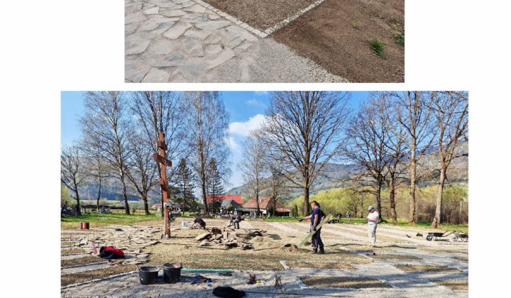 „2. etapa rekonštrukcie  vojnového cintorína v obci Zboj“